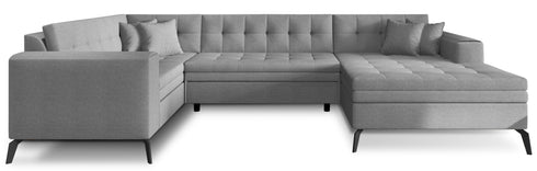 Rohová rozkládací sedací souprava do U VINNIE