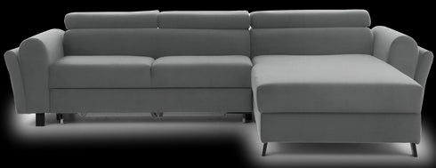 Rohová rozkládací sedací souprava do L JUTTA