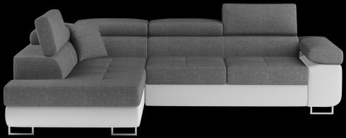 Rohová rozkládací sedací souprava do L TINNA