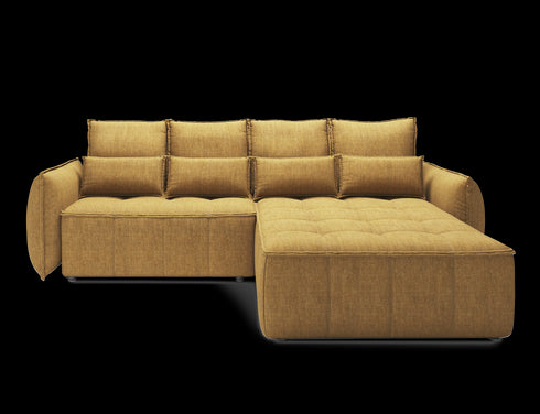 Rohová rozkládací sedací souprava do L EVY