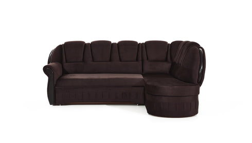 Rohová rozkládací sedací souprava do L XENIA