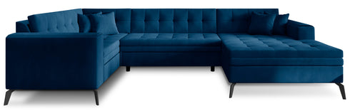 Rohová rozkládací sedací souprava do U VINNIE