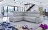 Rohová rozkládací sedací souprava do L TERESA
