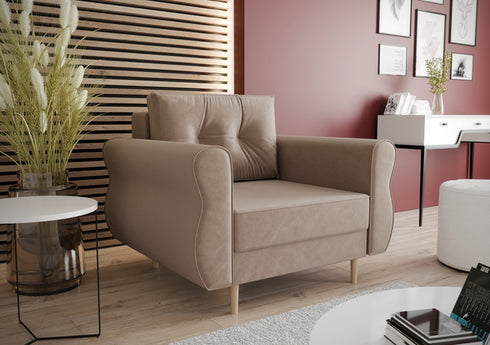 Čalouněné relaxační křeslo Liselotte