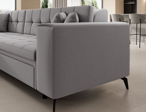 Rohová rozkládací sedací souprava do L LILY