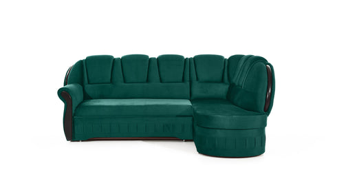 Rohová rozkládací sedací souprava do L XENIA