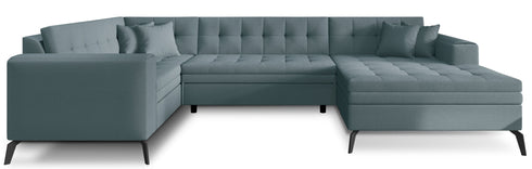 Rohová rozkládací sedací souprava do U VINNIE