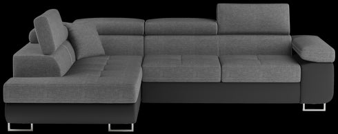 Rohová rozkládací sedací souprava do L TINNA