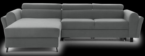 Rohová rozkládací sedací souprava do L JUTTA