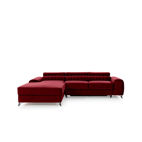 Rohová rozkládací sedací souprava do L TANIA