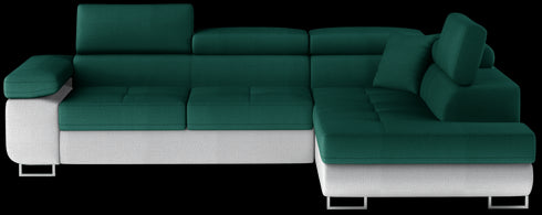 Rohová rozkládací sedací souprava do L TINNA