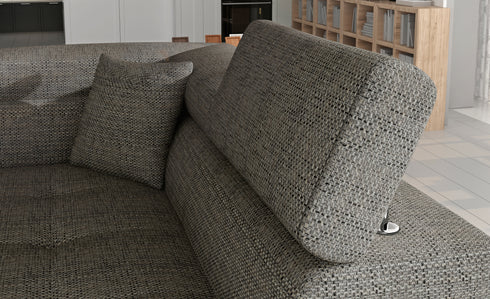 Rohová rozkládací sedací souprava do L TINNA