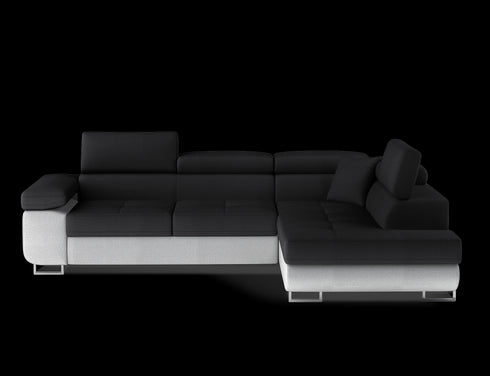 Rohová rozkládací sedací souprava do L TINNA