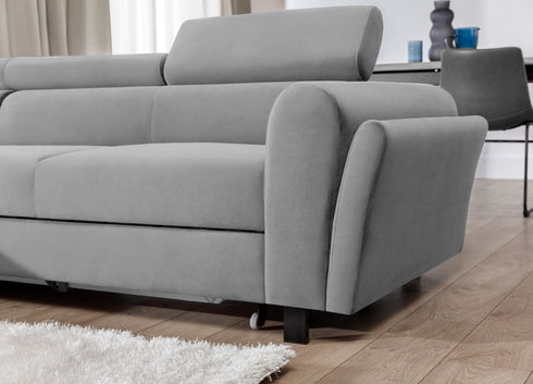 Rohová rozkládací sedací souprava do L JUTTA