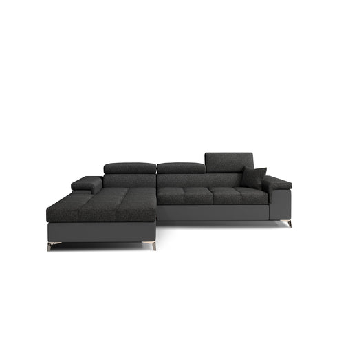 Rohová rozkládací sedací souprava do L EMINE