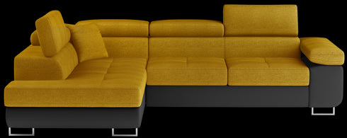 Rohová rozkládací sedací souprava do L TINNA