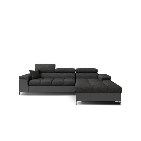 Rohová rozkládací sedací souprava do L EMINE