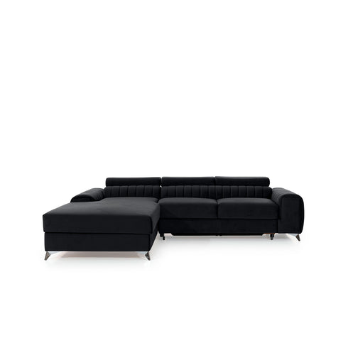 Rohová rozkládací sedací souprava do L TANIA