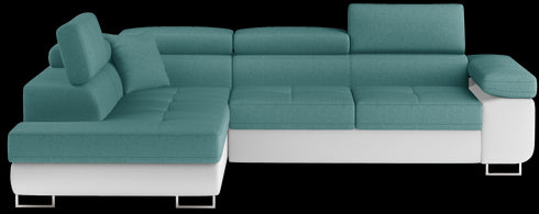 Rohová rozkládací sedací souprava do L TINNA