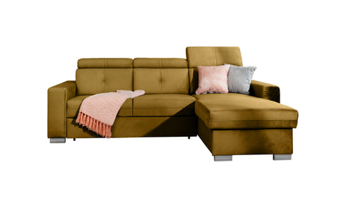 Rohová rozkládací sedací souprava do L ZAHRA