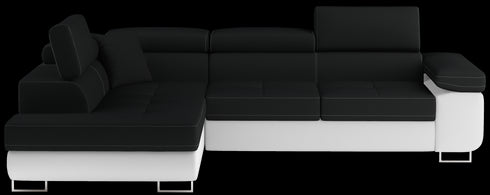 Rohová rozkládací sedací souprava do L TINNA