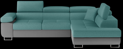 Rohová rozkládací sedací souprava do L TINNA