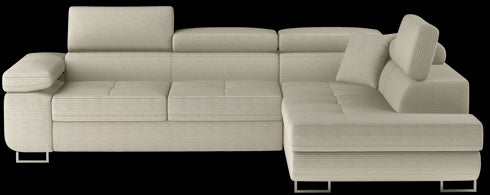 Rohová rozkládací sedací souprava do L TINNA