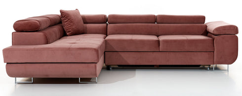 Rohová rozkládací sedací souprava do L TINNA