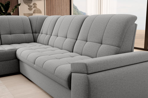 Rohová rozkládací sedací souprava do L NIKITA