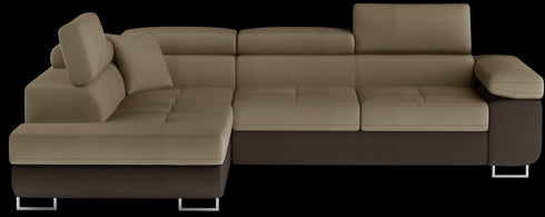 Rohová rozkládací sedací souprava do L TINNA