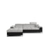 Rohová rozkládací sedací souprava do L EMINE