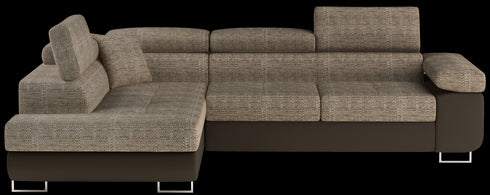 Rohová rozkládací sedací souprava do L TINNA