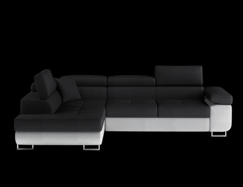 Rohová rozkládací sedací souprava do L TINNA