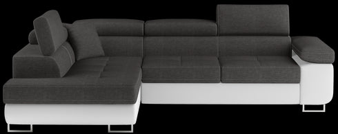 Rohová rozkládací sedací souprava do L TINNA