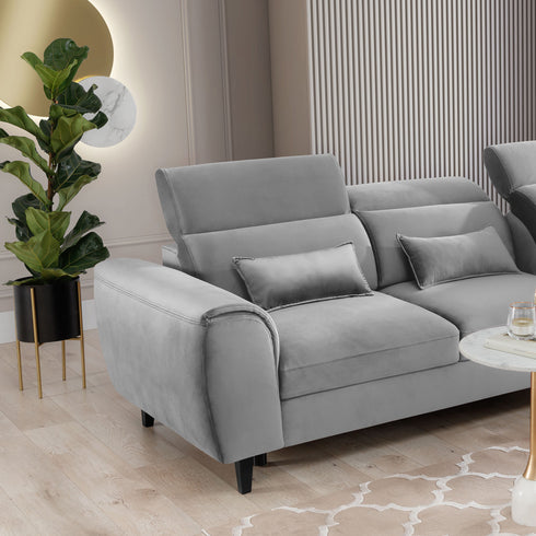 Rohová rozkládací sedací souprava do L LILI