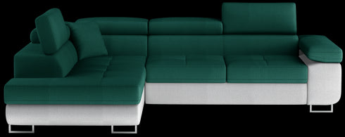 Rohová rozkládací sedací souprava do L TINNA