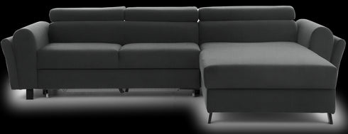 Rohová rozkládací sedací souprava do L JUTTA