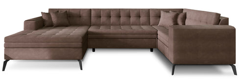 Rohová rozkládací sedací souprava do U VINNIE