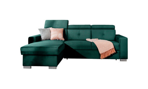 Rohová rozkládací sedací souprava do L ZAHRA