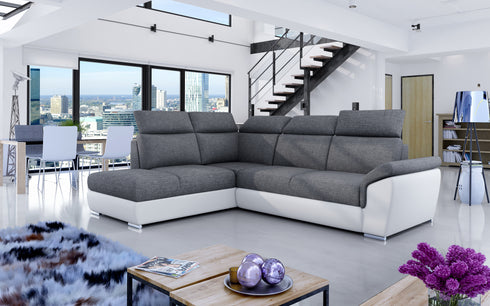 Rohová rozkládací sedací souprava do L TERESA